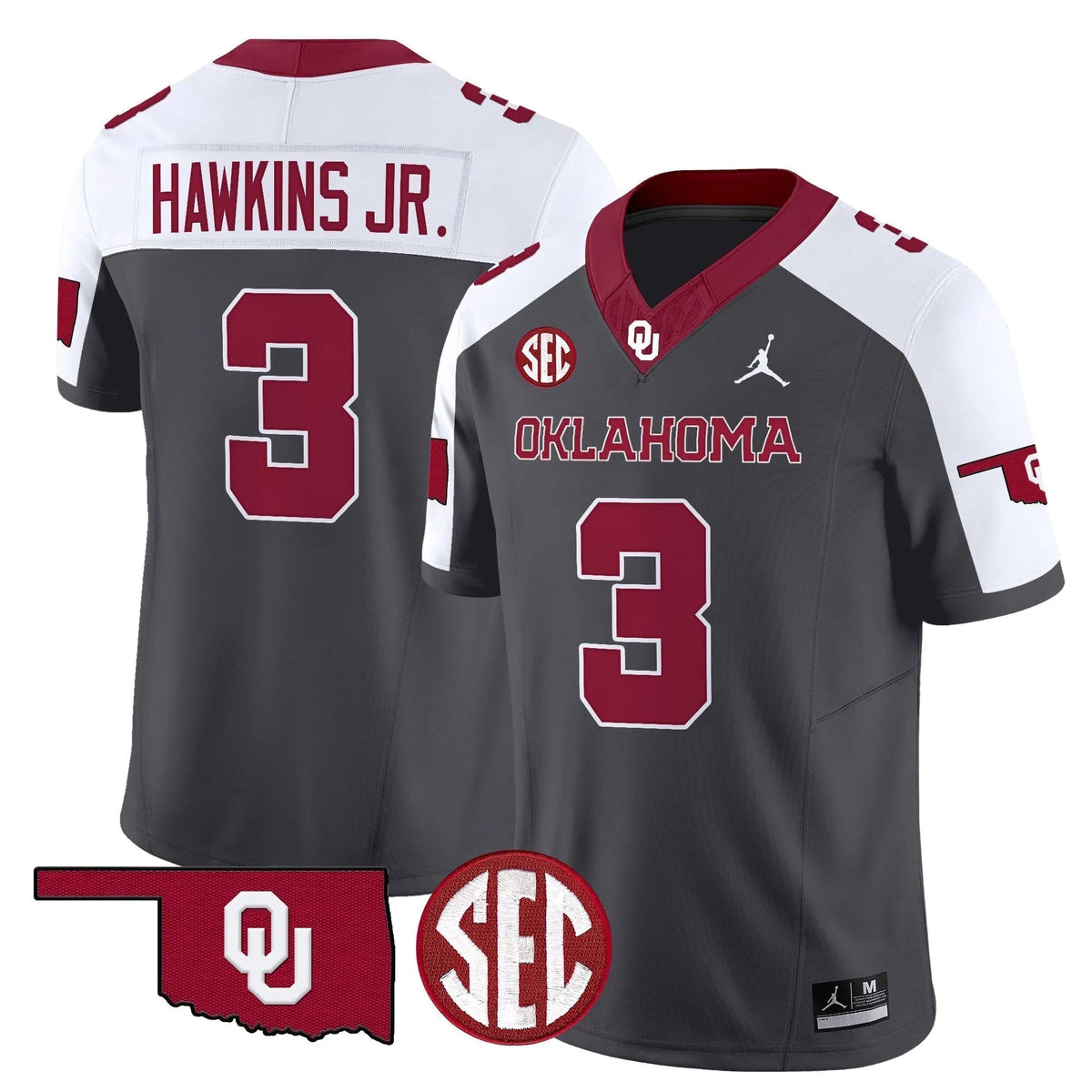 Personalized OS 2026 Vapor Limited Jersey - Special Anthracite / Michael Hawkins Jr. Stitched
