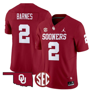 Personalized OS 2026 Vapor Limited Jersey - Crimson / Jovantae Barnes Stitched