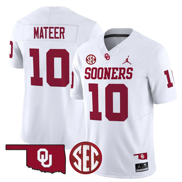 Personalized OS 2026 Vapor Limited Jersey - White / John Mateer Stitched