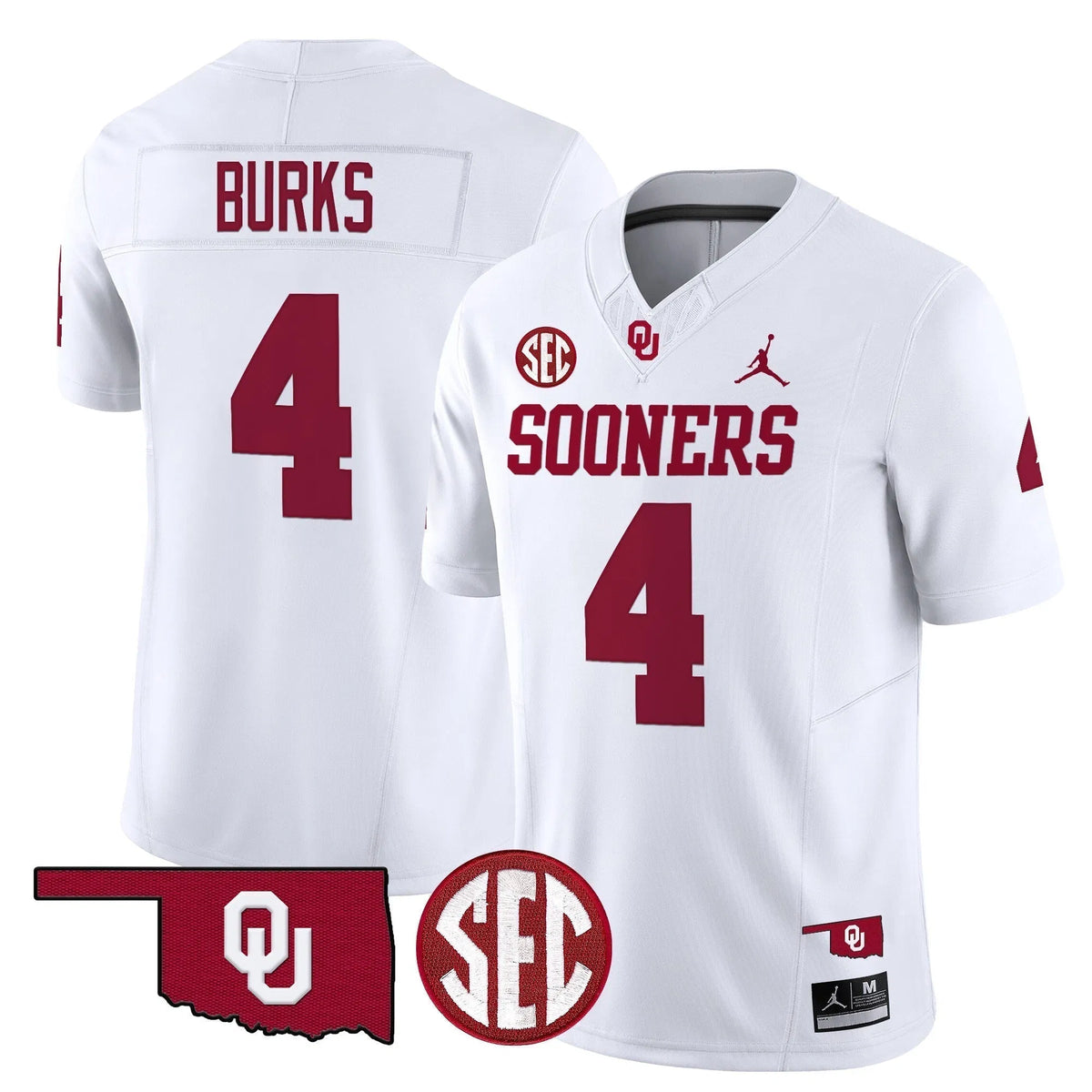 Personalized OS 2026 Vapor Limited Jersey - White / Deion Burks Stitched