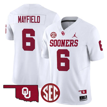 Personalized OS 2026 Vapor Limited Jersey - White / Baker Mayfield Stitched