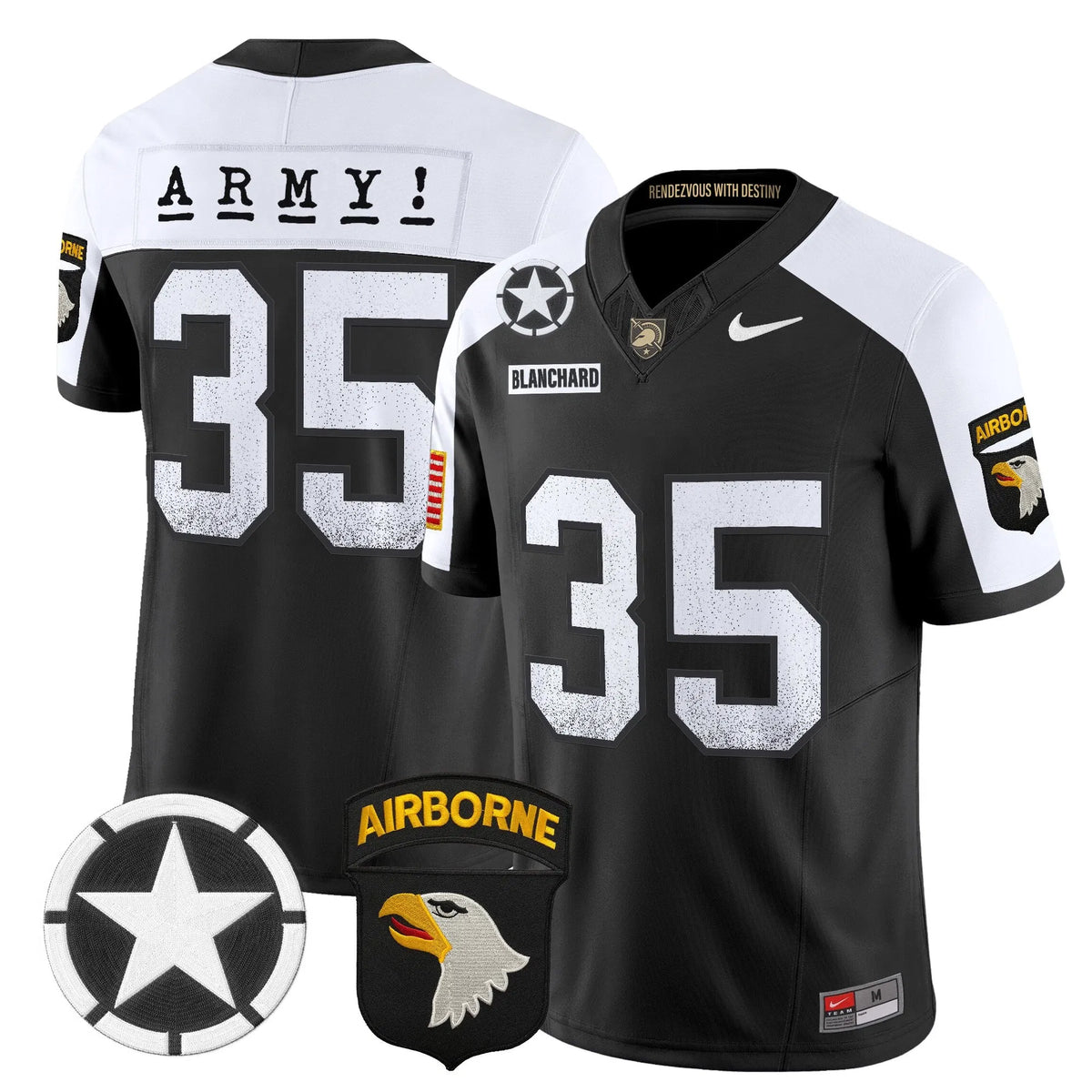 Personalized ABK 2026 Screaming PHI Vapor Limited Jersey - Black Alternate / Doc Blanchard Stitched