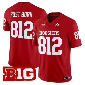 Personalized IND 2026 Vapor Limited Jersey - Crimson / Rust Born 812 Stitched