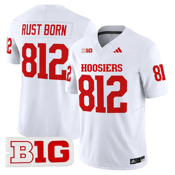 Personalized IND 2026 Vapor Limited Jersey - White / Rust Born 812 Stitched