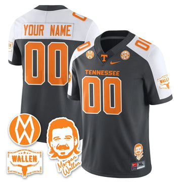 Personalized TV Morgan Wallen 2026 Custom Jersey - Gray Alternate Stitched