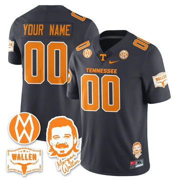 Personalized TV Morgan Wallen 2026 Custom Jersey - Gray Stitched