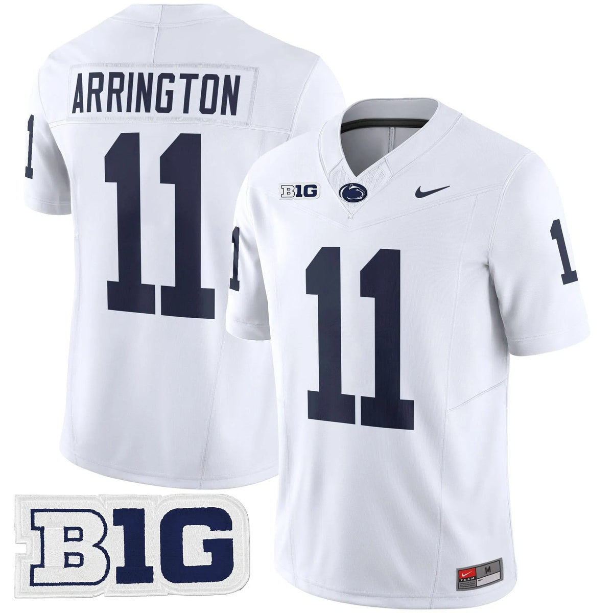 Personalized PSU 2026 Vapor Limited Jersey - White / LaVar Arrington Stitched