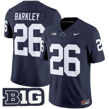 Personalized PSU 2026 Vapor Limited Jersey - Navy / Saquon Barkley Stitched