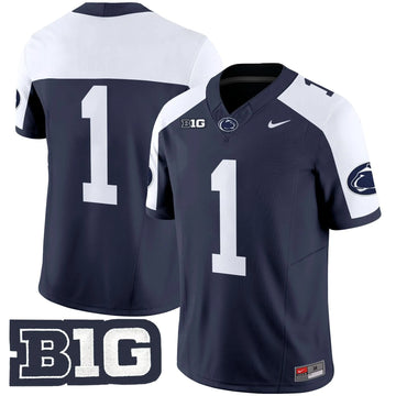 Personalized PSU 2026 Vapor Limited Jersey - Navy Alternate / #1 Team Stitched