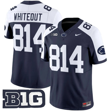 Personalized PSU 2026 Vapor Limited Jersey - Navy Alternate / WHITEOUT 814 Stitched
