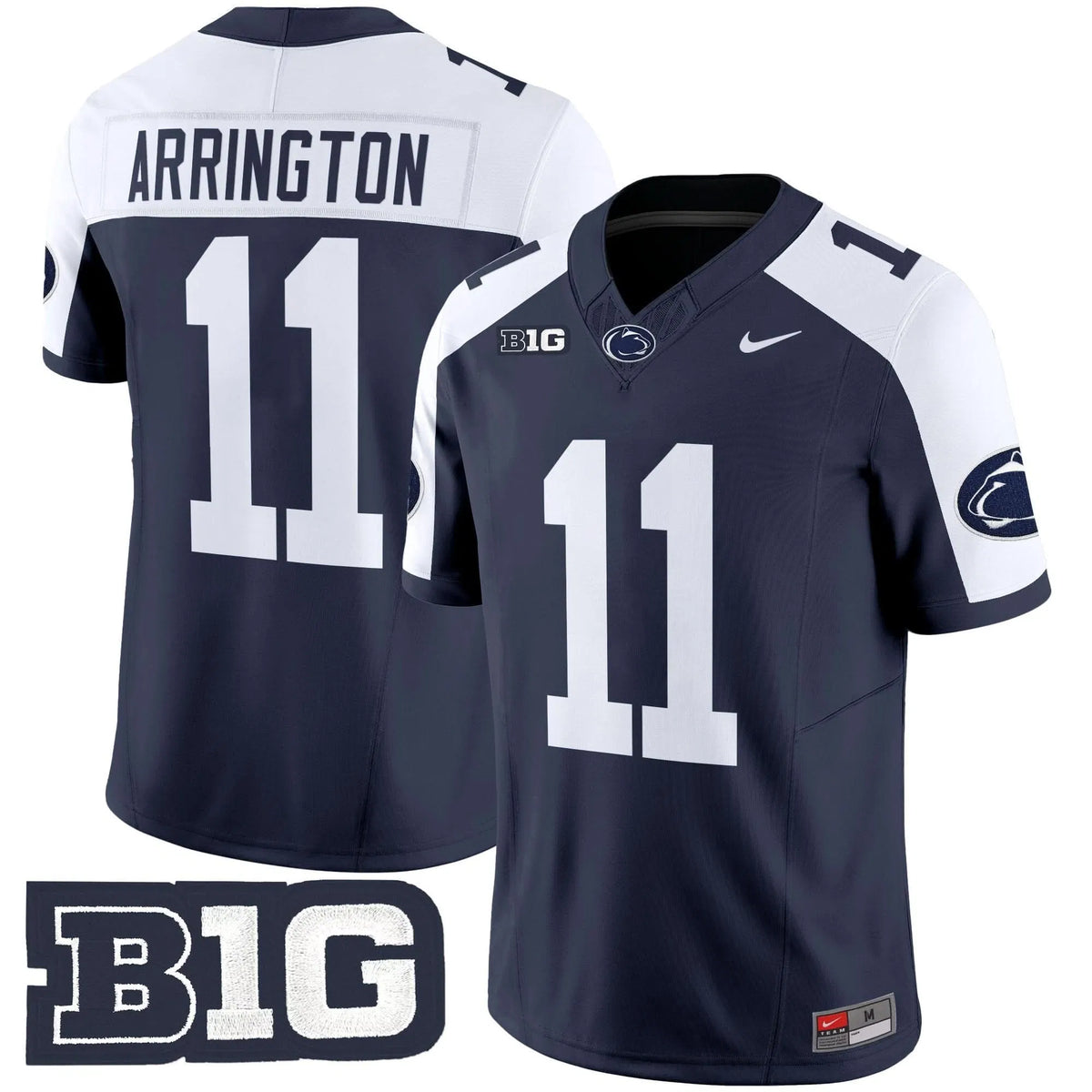 Personalized PSU 2026 Vapor Limited Jersey - Navy Alternate / LaVar Arrington Stitched