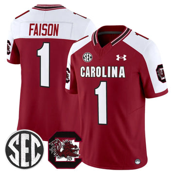 Personalized SCG 2026 Vapor Limited Jersey - Garnet Alternate / Rahsul Faison Stitched