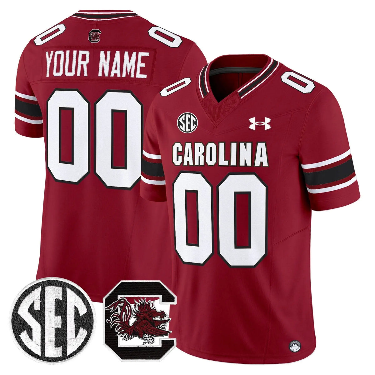 Personalized SCG 2026 Vapor Limited Custom Jersey - Garnet Stitched