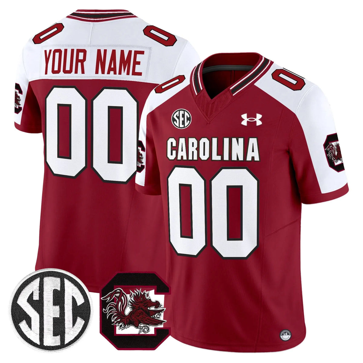 Personalized SCG 2026 Vapor Limited Custom Jersey - Garnet Alternate Stitched