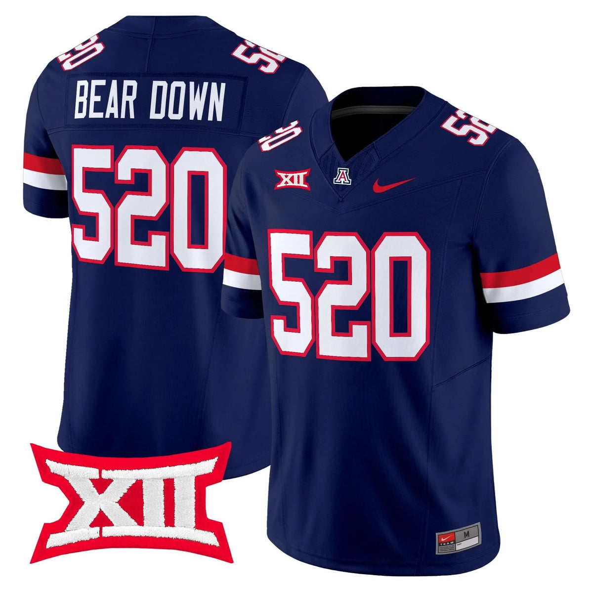 Personalized ARIZ 2026 Vapor Limited Jersey - Navy / Bear Down 520 Stitched