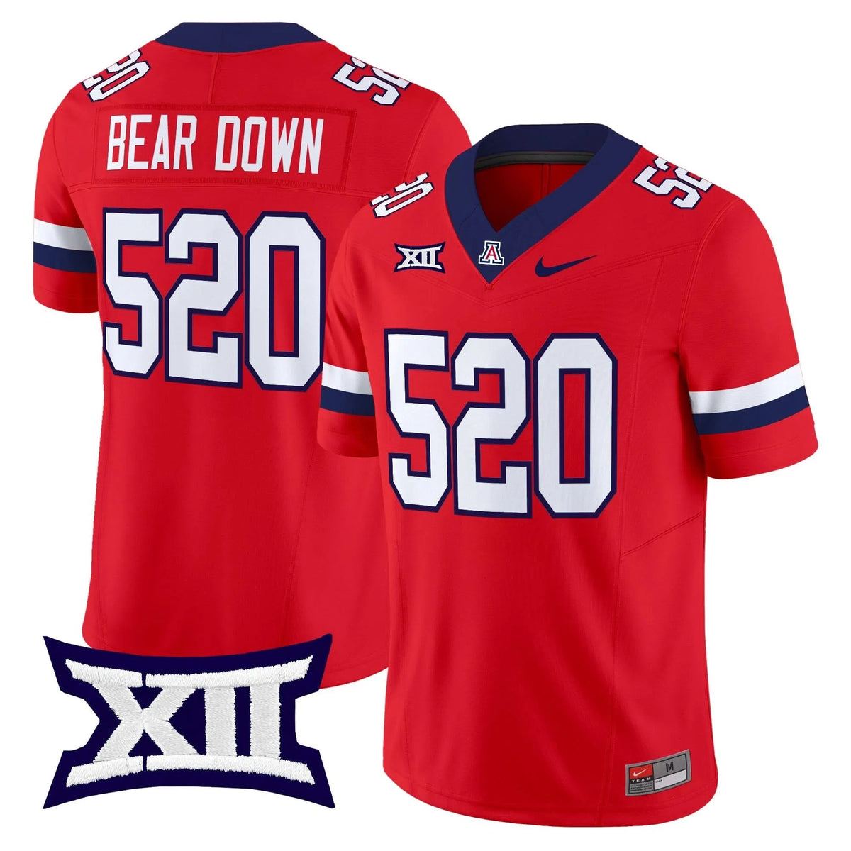 Personalized ARIZ 2026 Vapor Limited Jersey - Red / Bear Down 520 Stitched