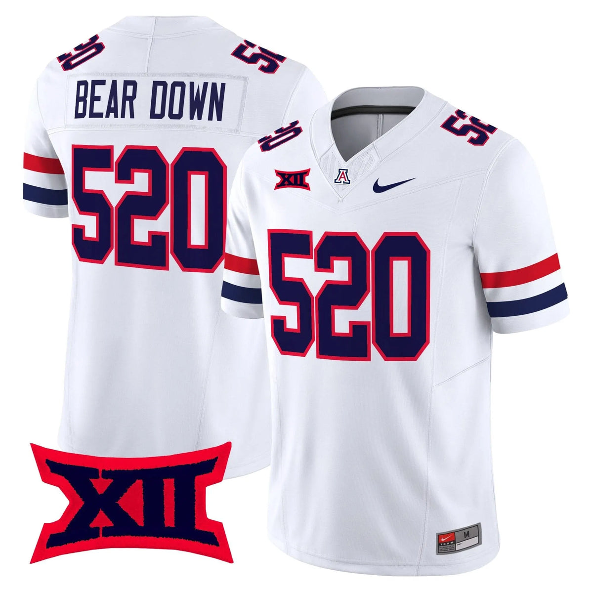 Personalized ARIZ 2026 Vapor Limited Jersey - White / Bear Down 520 Stitched