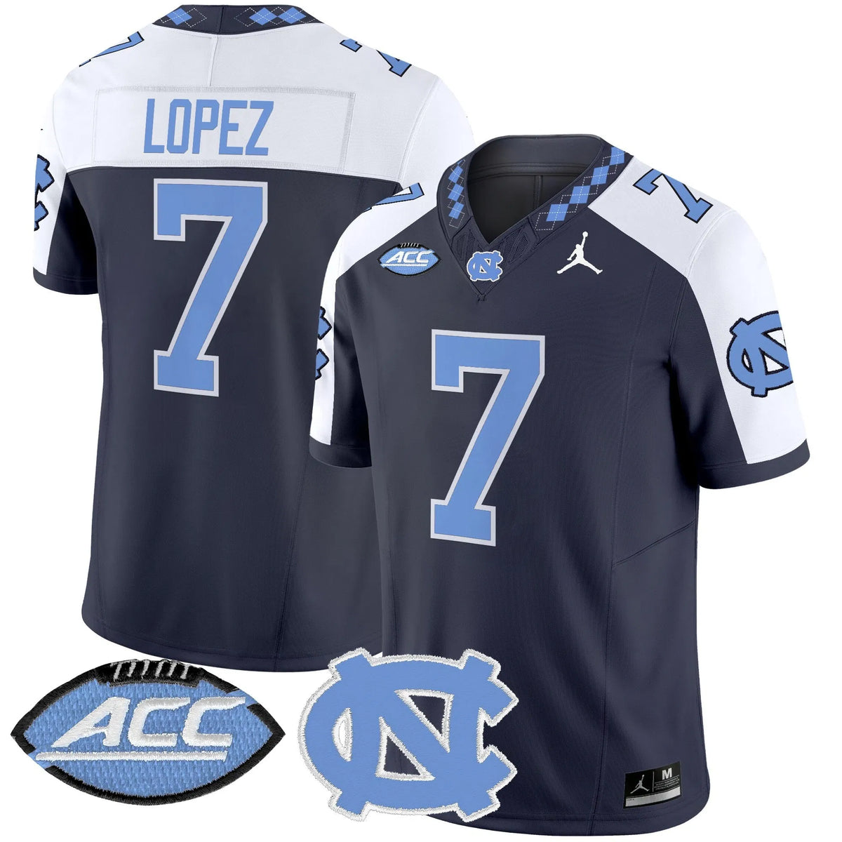 Personalized NCTH 2026 Vapor Limited Jersey - Navy Alternate / Gio Lopez Stitched