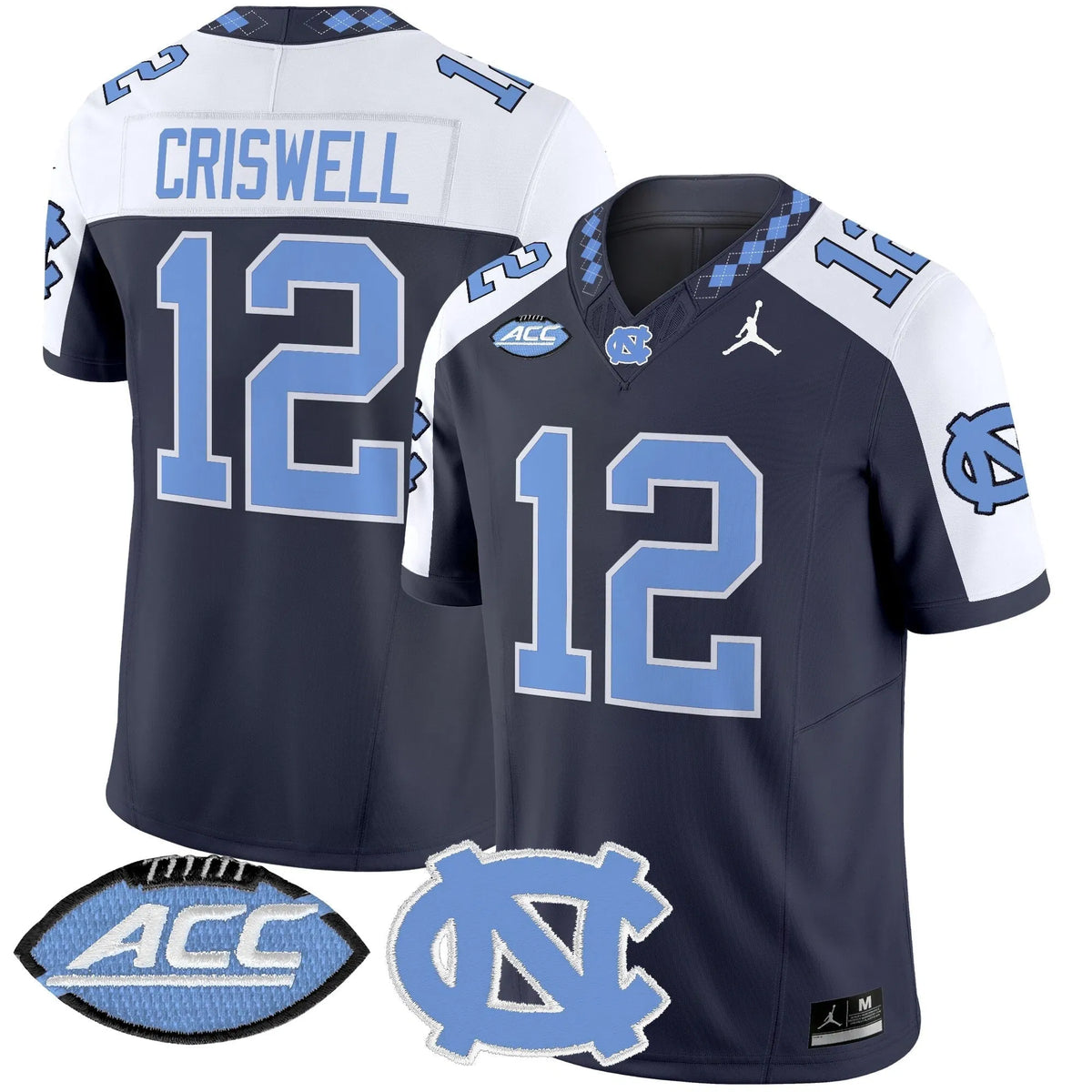 Personalized NCTH 2026 Vapor Limited Jersey - Navy Alternate / Jacolby Criswell Stitched