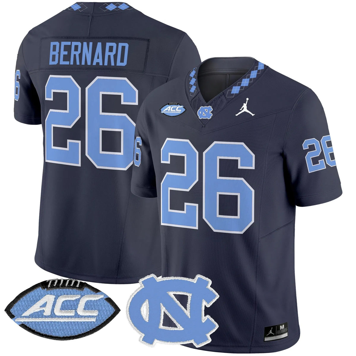 Personalized NCTH 2026 Vapor Limited Jersey - Navy / Giovani Bernard Stitched