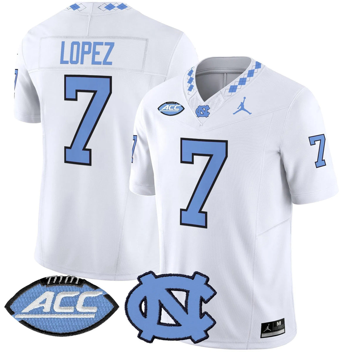 Personalized NCTH 2026 Vapor Limited Jersey - White / Gio Lopez Stitched