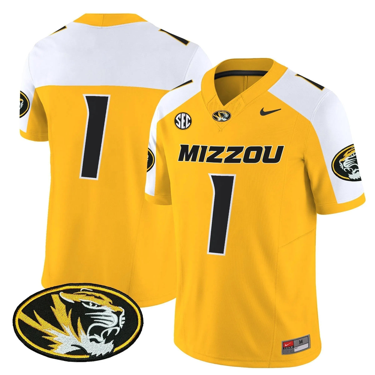 Personalized MT 2026 Vapor Limited Jersey - Gold Alternate / #1 Team Stitched