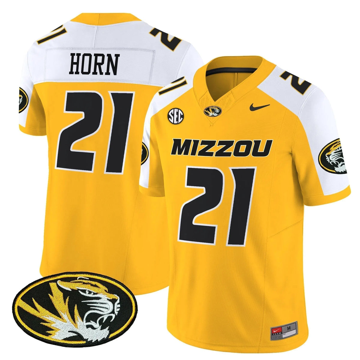 Personalized MT 2026 Vapor Limited Jersey - Gold Alternate / Sam Horn Stitched