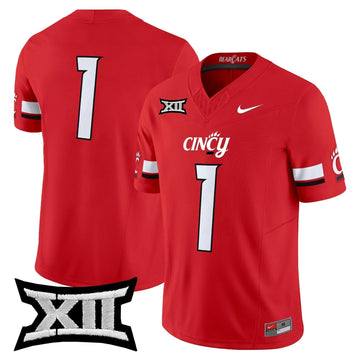 Personalized CB 2026 Vapor Limited Jersey - Red / #1 Team Stitched