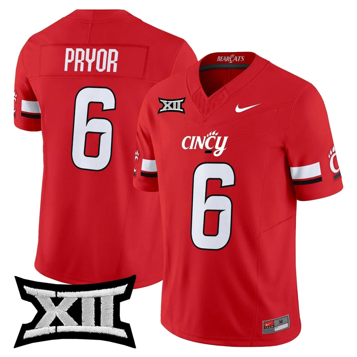Personalized CB 2026 Vapor Limited Jersey - Red / Evan Pryor Stitched