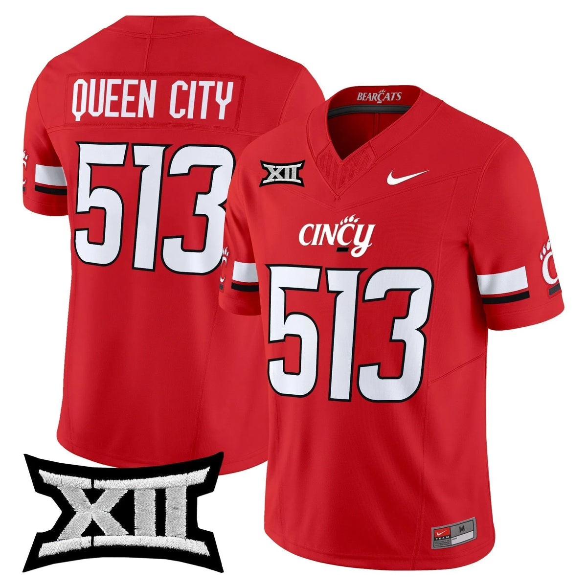 Personalized CB 2026 Vapor Limited Jersey - Red / Queen City 513 Stitched