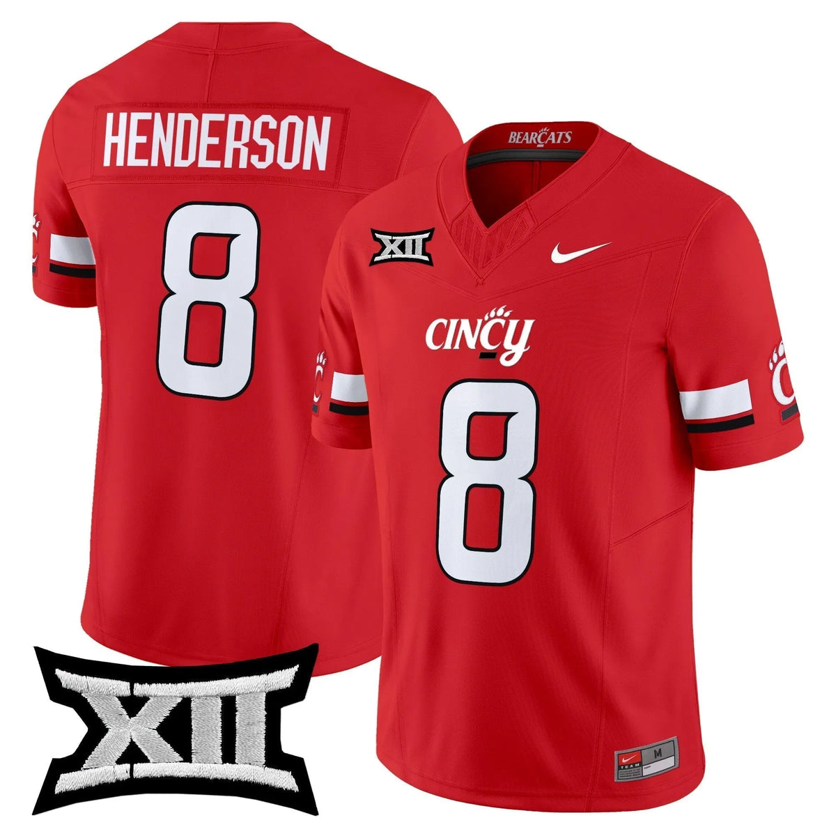 Personalized CB 2026 Vapor Limited Jersey - Red / Xzavier Henderson Stitched