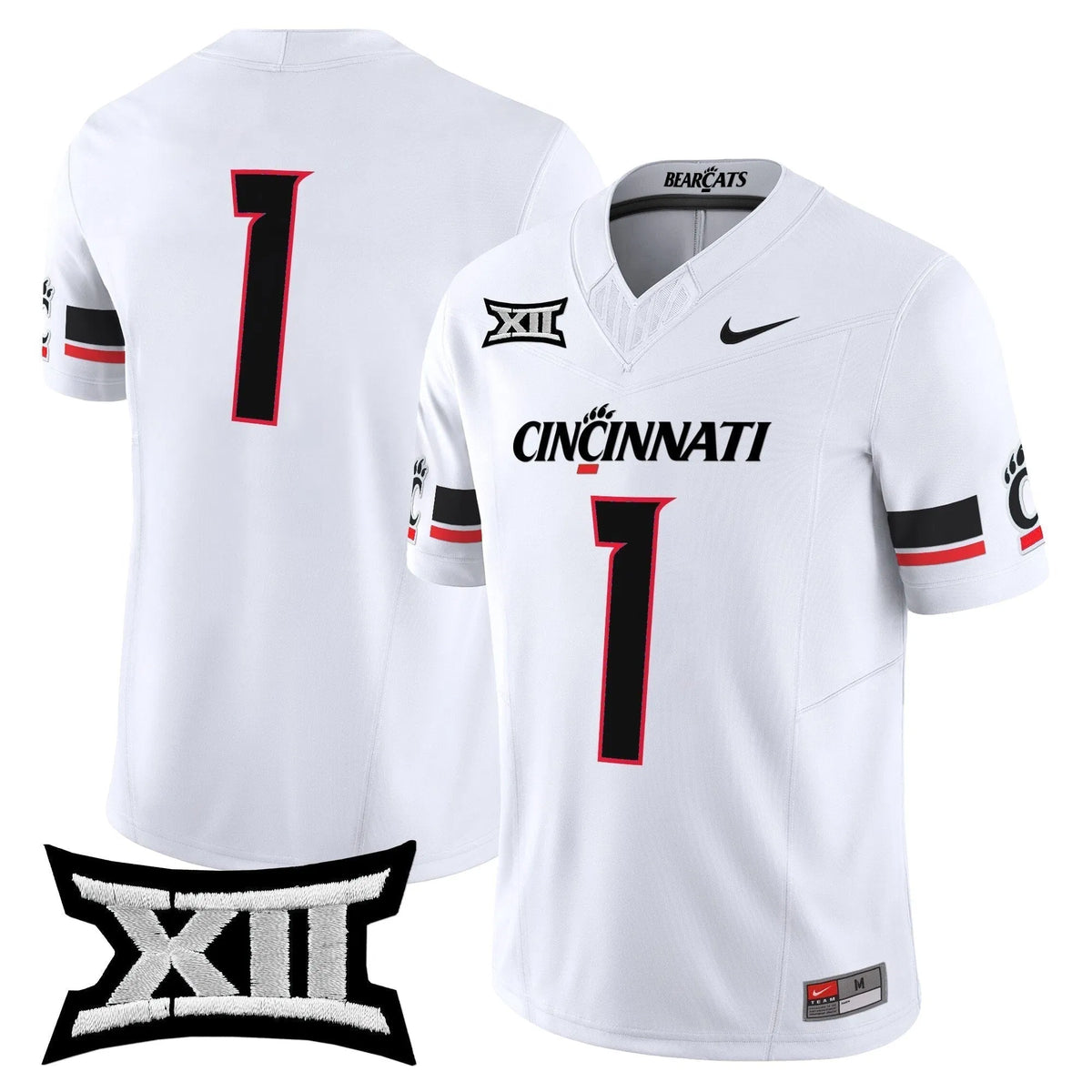 Personalized CB 2026 Vapor Limited Jersey - White / #1 Team Stitched
