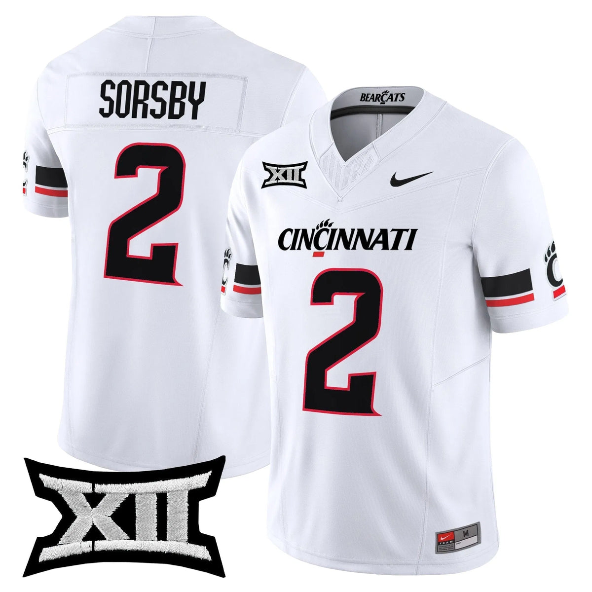 Personalized CB 2026 Vapor Limited Jersey - White / Brendan Sorsby Stitched