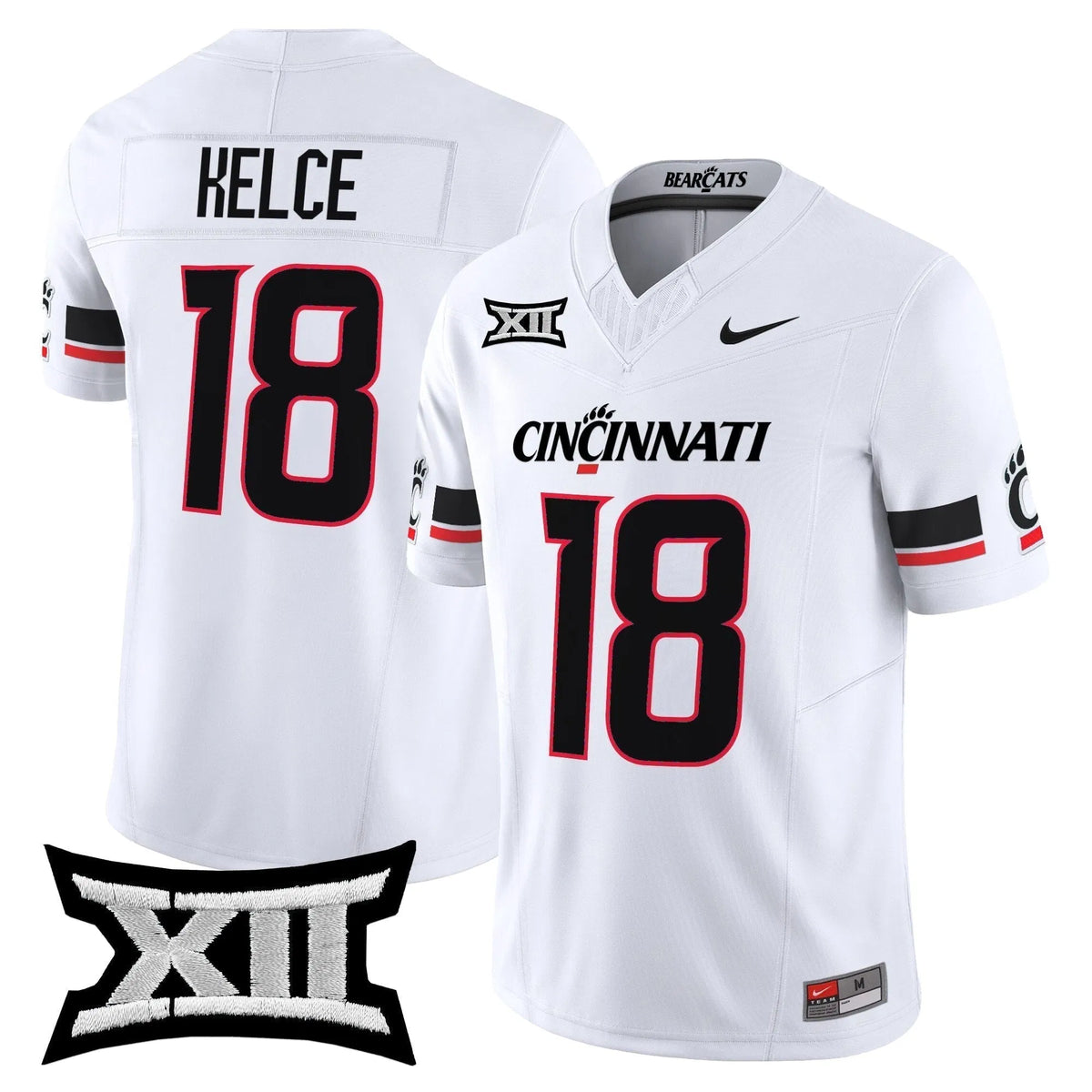 Personalized CB 2026 Vapor Limited Jersey - White / Travis Kelce Stitched