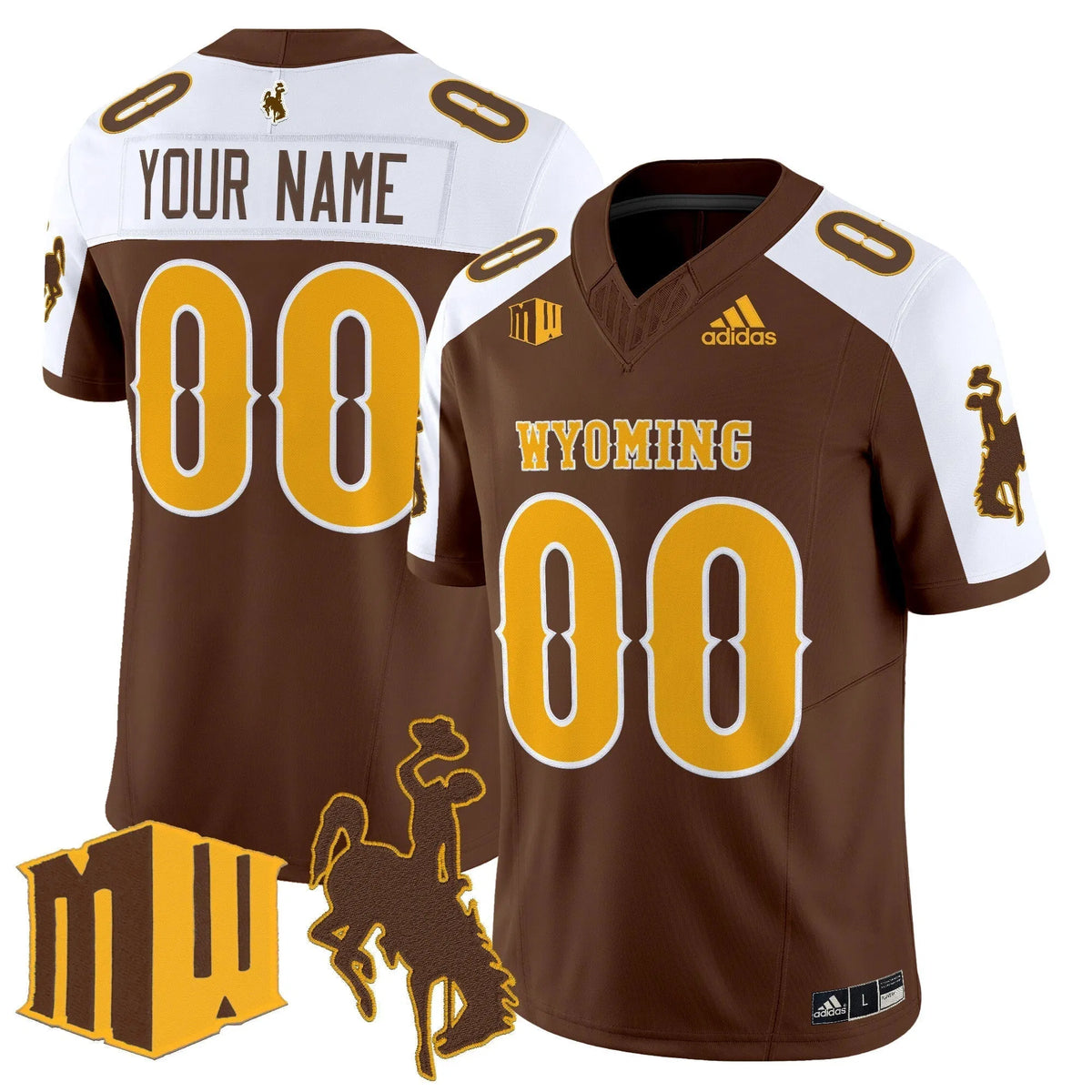 Personalized Wyoming DAL 2026 Vapor Limited Custom Jersey - Brown Alternate Stitched