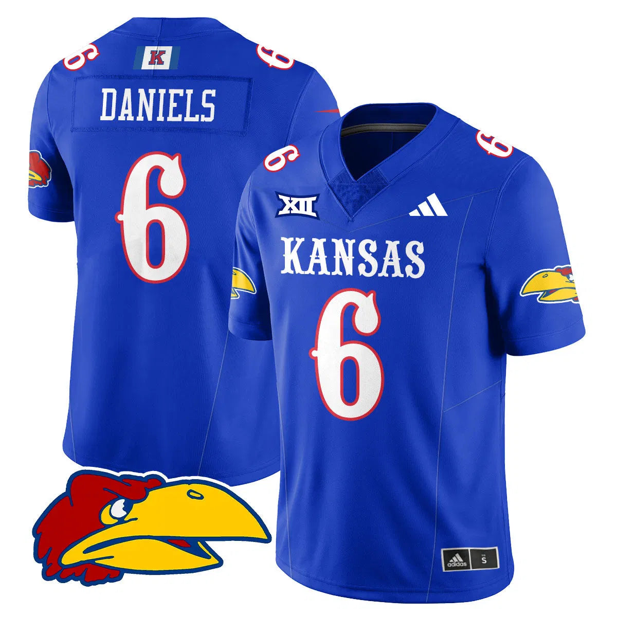 Personalized KJ Football 2026 Limited Jersey - Royal / Jalon Daniels - 6 Stitched