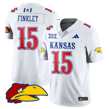 Personalized KJ Football 2026 Limited Jersey - White / Justice Finkley - 15 Stitched