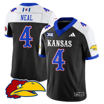 Personalized KJ Football 2026 Limited Jersey - Black Alternate / Devin. Neal - 4 Stitched