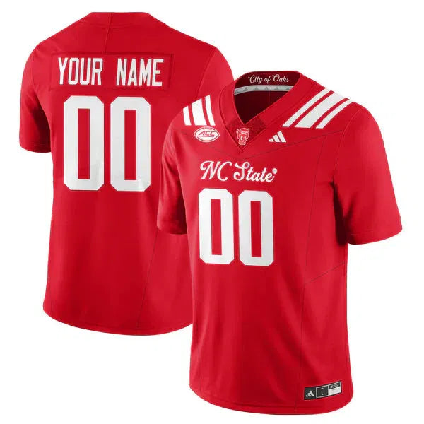 Personalized NC State Wolfpack 'City of Oaks' Vapor Limited Custom Jersey - Red Limited Stitched