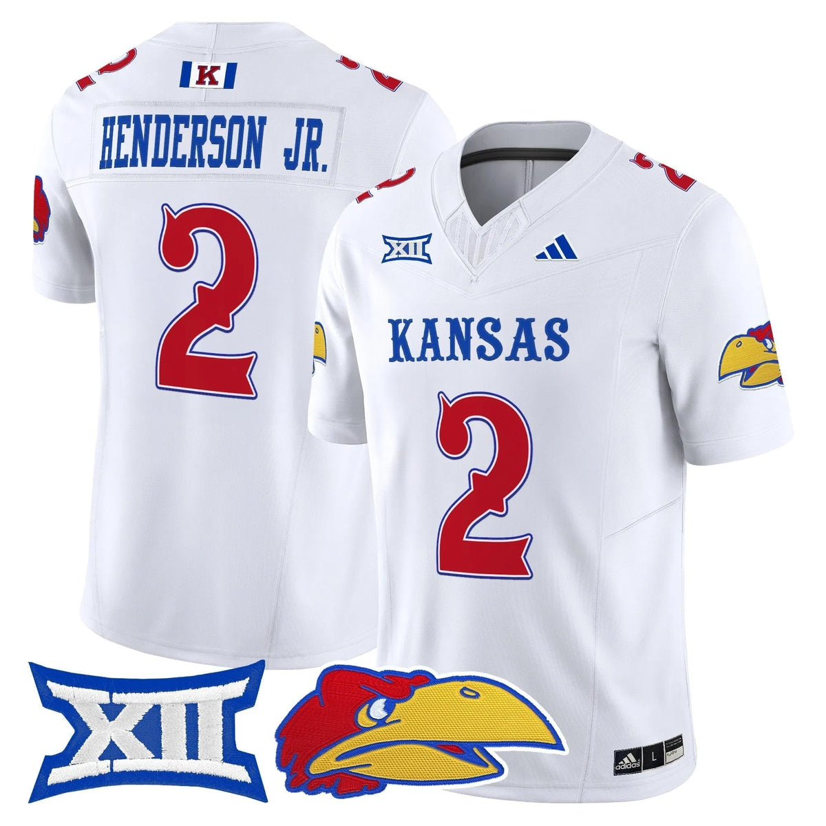 Personalized KJ 2026 Vapor Limited Jersey - White / Emmanuel Henderson Jr. Stitched