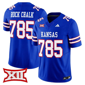 Personalized KJ 2026 Vapor Limited Jersey - Royal / Rock Chalk 785 Stitched