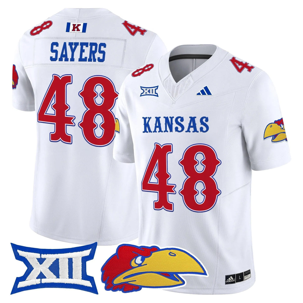 Personalized KJ 2026 Vapor Limited Jersey - White / Gale Sayers Stitched