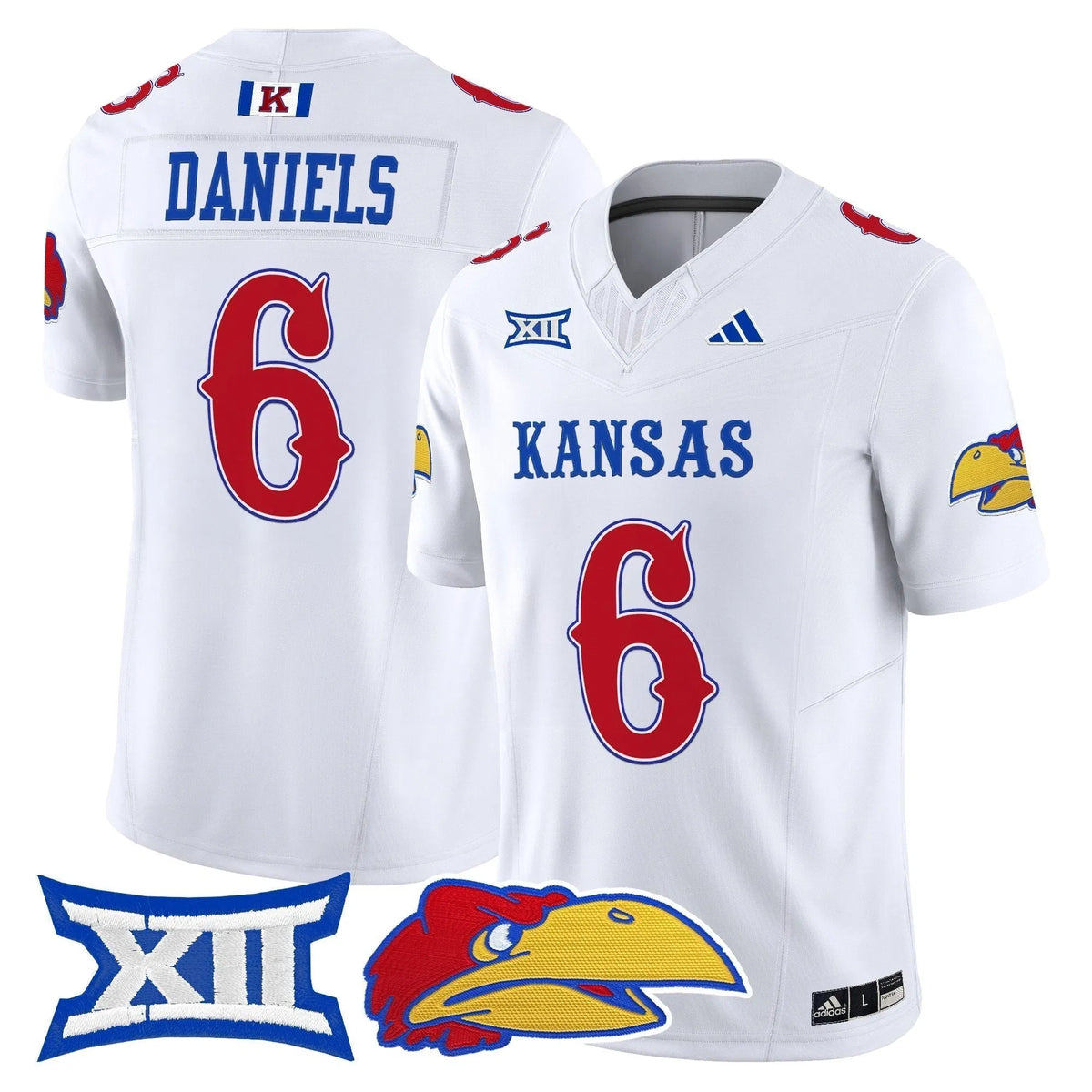 Personalized KJ 2026 Vapor Limited Jersey - White / Jalon Daniels Stitched