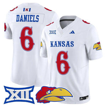 Personalized KJ 2026 Vapor Limited Jersey - White / Jalon Daniels Stitched