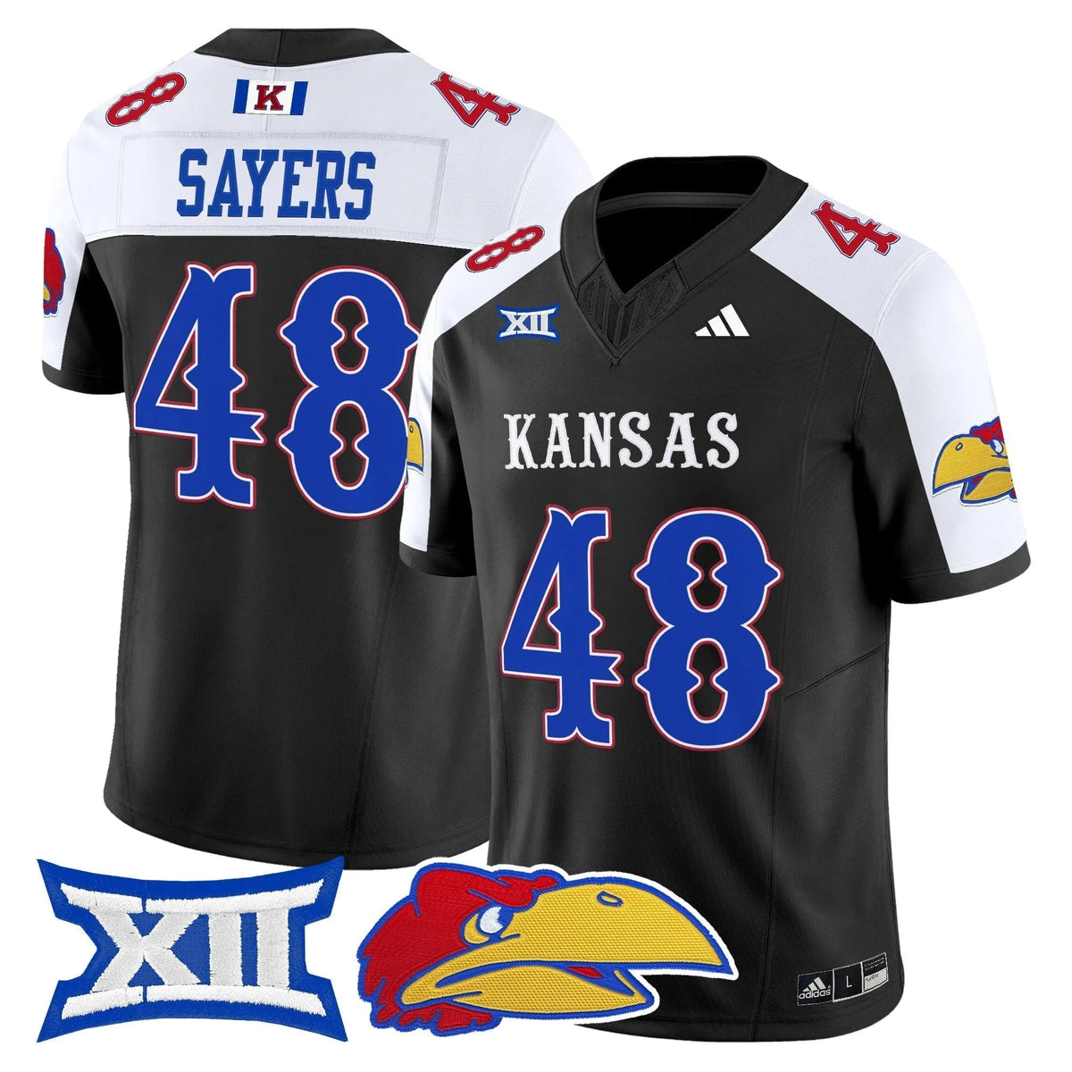 Personalized KJ 2026 Vapor Limited Jersey - Black Alternate / Gale Sayers Stitched