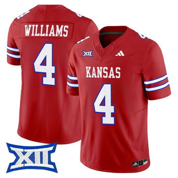 Personalized KJ 2026 Vapor Limited Jersey - Red / Leshon Williams Stitched