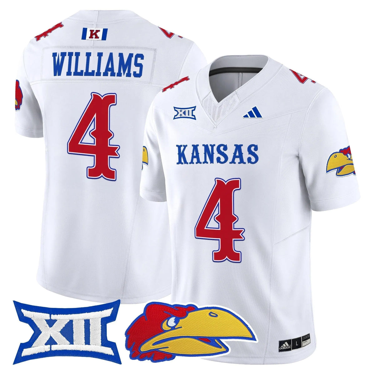 Personalized KJ 2026 Vapor Limited Jersey - White / Leshon Williams Stitched