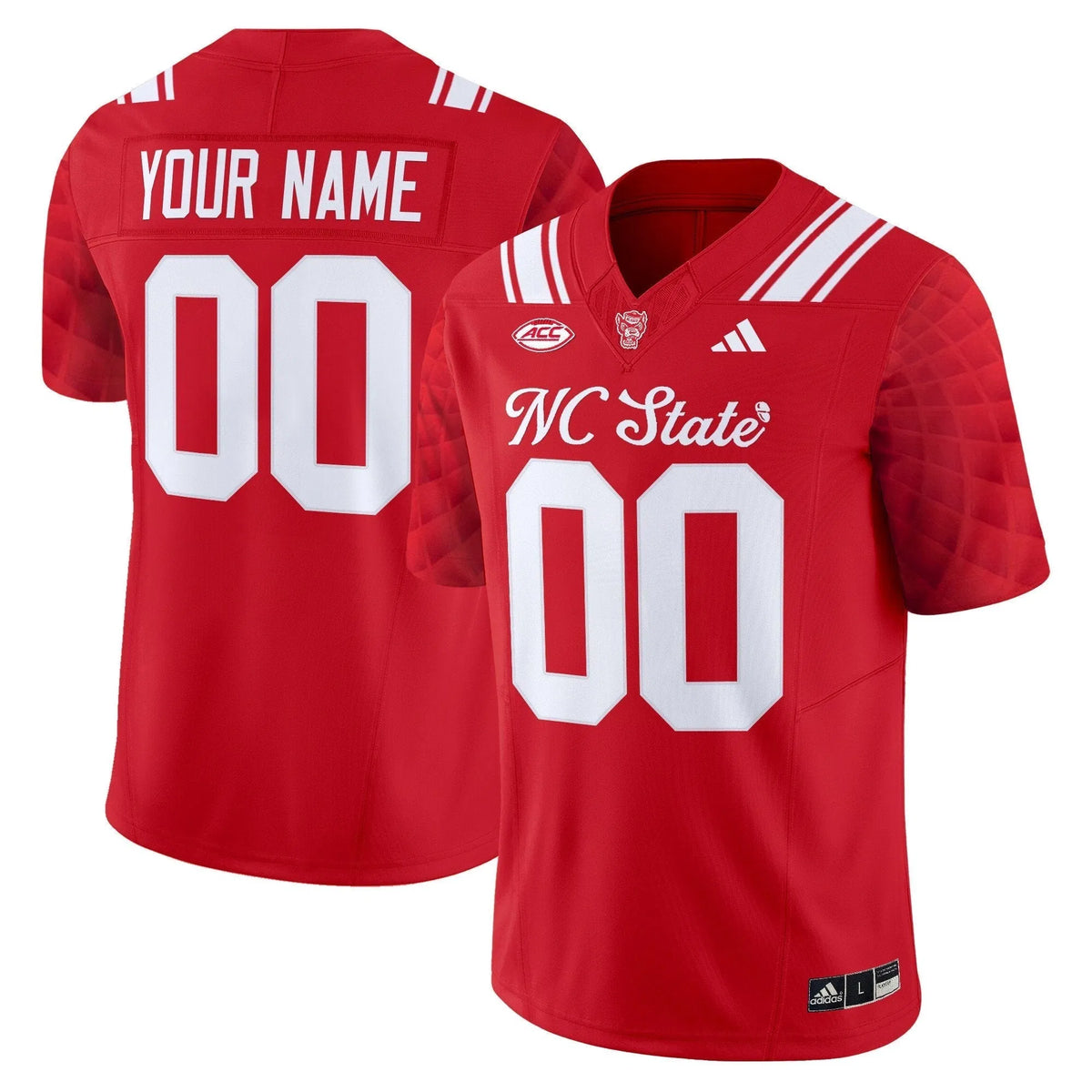 Personalized NC State Wolfpack 'City of Oaks' Vapor Limited Custom Jersey - Red Stitched