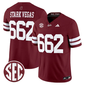 Personalized MSB 'Dark Mode' Vapor Limited Jersey - Maroon / Stark Vegas 662 Stitched