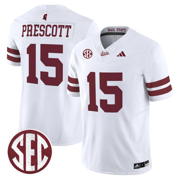 Personalized MSB 'Dark Mode' Vapor Limited Jersey - White / Dak Prescott Stitched